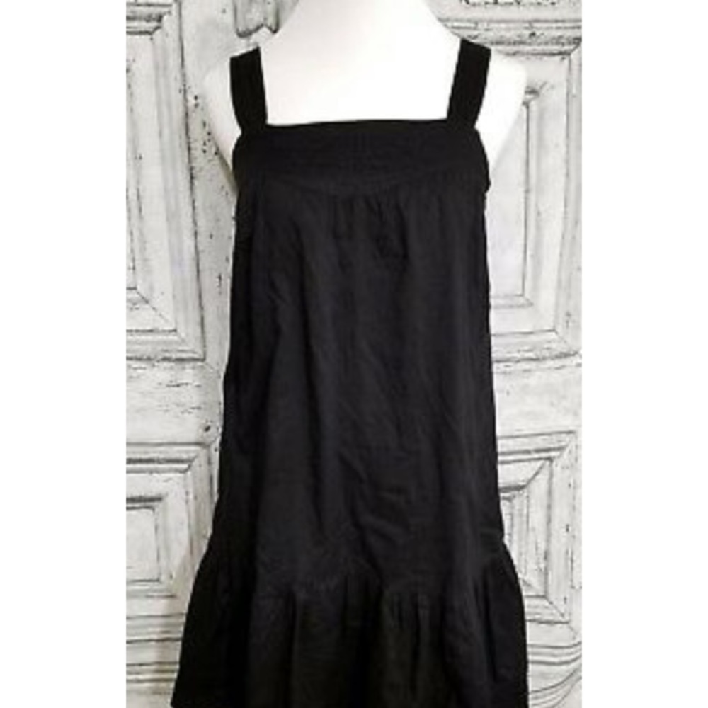 Vince black embroidered sundress